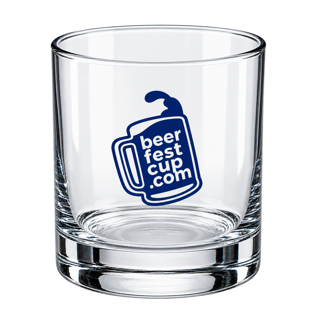 Custom 11 oz. Libbey rocks beer glass