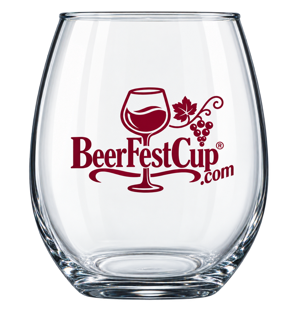 Custom 15 oz. stemless wine glass