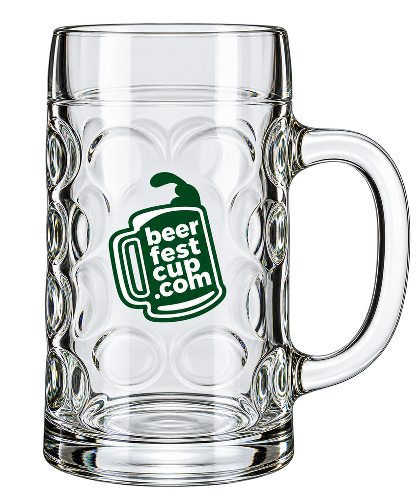 Custom Libbey Oktoberfest beer stein