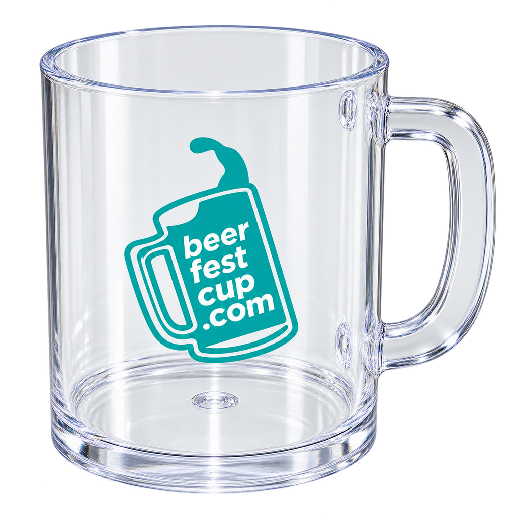Custom acrylic and styrene plastic tasting cup