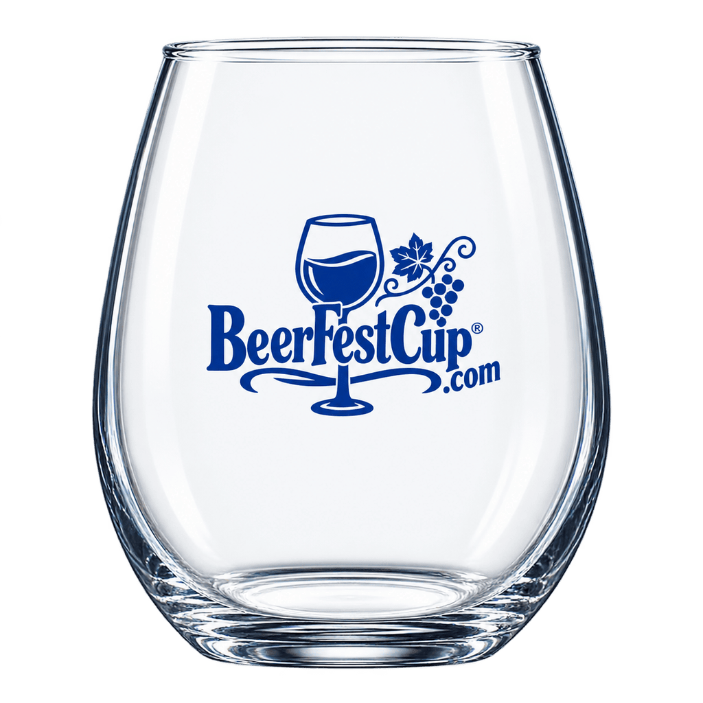 Custom 5.5 oz. stemless wine glass